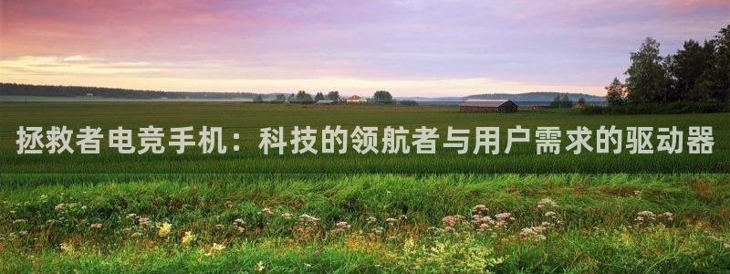 雷火电竞app官方网站：拯救者电竞手机：科技的领航者与用户需求的驱动器