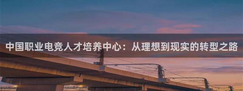 雷火电竞竞技平台官网：中国职业电竞人才培养中心：从理想到现实的转型之路